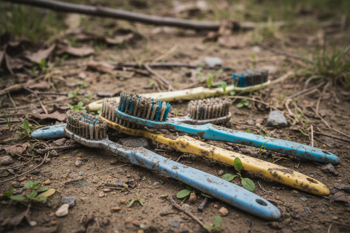 What Actually Happens to Plastic Toothbrushes?